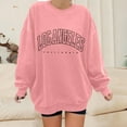 thumbnail image 4 of Los Angeles Sweatshirts for Women 2025 Long Sleeve Crewneck Casual Drop Shoulder Sweatshirt Pullover Tops Streetwear, 4 of 5