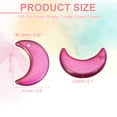 thumbnail image 2 of Uxcell 100 Pcs Encanto de Cristal, Cuentas de Cristal de Luna de Vidrio Colgante Pequeño con Papel de Oro para Hacer Joyas Pulsera Collar Arete Manualidades DIY, Rosa Rojo, 2 of 7