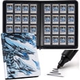 thumbnail image 1 of DRZERUI Premium 1000+ Pocket Card Binder, 16-Pocket Ringless Trading Card Album Folder Compatible with Yugioh Cards &amp; Yu-Gi-Oh Trading Cards, 1 of 7
