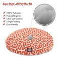 thumbnail image 2 of Majestic Pet Aruba Round Dog Bed Treated Polyester Removable Cover Orange Small 30 x 30 x 4, 2 of 5