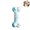 Blue, variant on Squeaky Bone Dog Chew Toy, Textured Dental Cleaning Rubber Bone Toy, Indestructible Teeth Grinding Squeaking Dog Toy for Small Medium Breeds Interactive Play