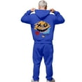 thumbnail image 2 of Jogging Suits for Men 2 Piece Set Casual Loose Fit Graphic Hoodie Sweatshirt and Joggers Sweatpants Sets Comfortable Fall Fashion Sport Suits Winter Clothes Outfits, 2 of 8