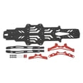 thumbnail image 2 of RC Drift Racing Chassis, Hollow Design Easy Installation Aluminum Alloy RC Chassis Frame Lightweight With Clear Spacers For Outdoor Black, 2 of 8