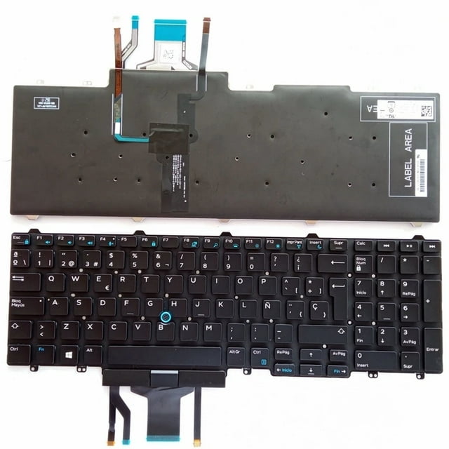 BR/SP Keyboard For Dell Latitude E5550 E5570 E5580 E5590 M3510 M7510 M7720 M7520 3510 7510 7710 7720 7520 3520 P53F Backlight SP Backlight