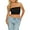 Black, variant on WIFORNT Women Tube Top, Strapless Backless Solid Slim Fit Summer Ladies Vest for Club Party
