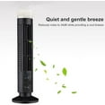 thumbnail image 4 of FNYOXU Tower Fan for Bedroom, Bladeless Oscillating Fan with LED Light, Quiet 90°Oscillating Standing Fan, Portable USB Desk Fan for Home Office, 4 of 11