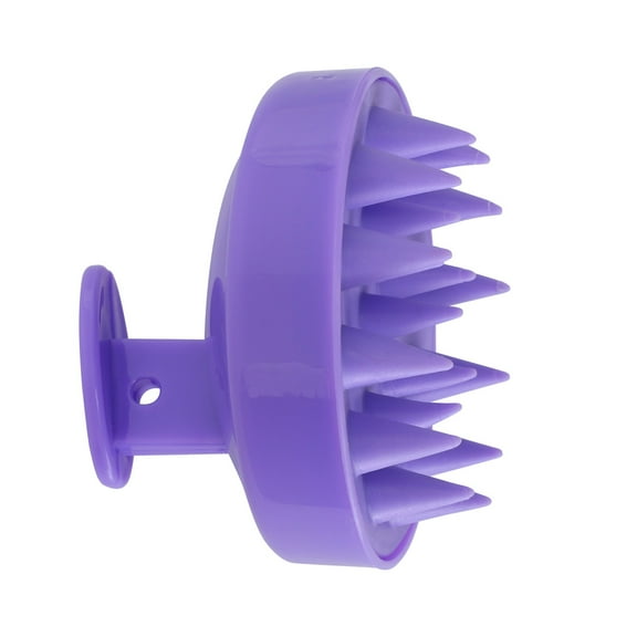 Season Clearance Cyence Silicone Bath Brush, Silicone Scalp Scrubber Scalp Brush Hair Wash Comb Shampoo Shower Massage Brush Purple