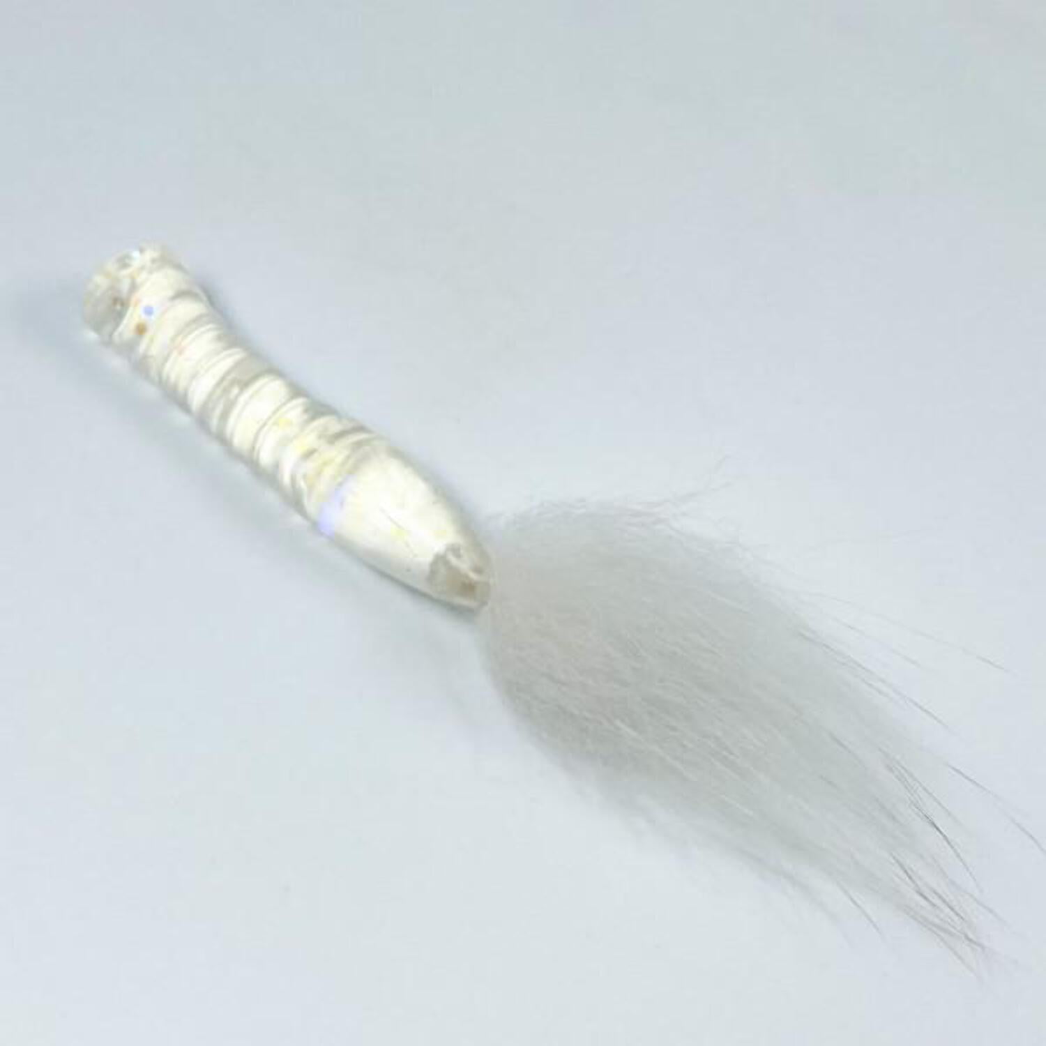 Rabid Baits Fox Tail Ned Rig Plastic Finesse Worm June Bug 3in 6pk