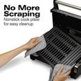 thumbnail image 5 of Hamilton Beach Electric Indoor Searing Grill with Adjustable Temperature Control to 450F, Removable Nonstick Grate, 118 sq. in. Surface Serves 6, Stainless Steel, 5 of 5