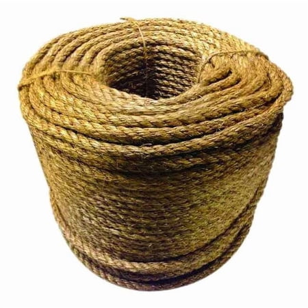 Sim Supply Rope Manila 1/4in Dia 1200 ft. 330080-NAT-01200-60013