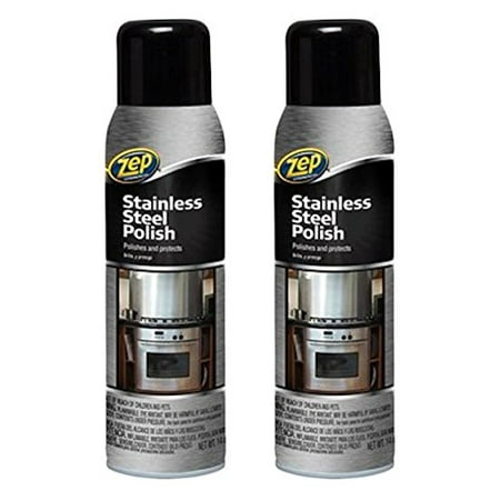 2-Pack Zep Commercial Stainless Steel Polish,