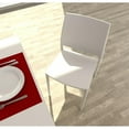 thumbnail image 4 of Compamia ISP025-WHI Maya Chair - Blanc - Ensemble de 2, 4 of 21