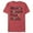 Red Heather, variant on Men's Mickey & Friends Mickey Mouse Best Friend Names Graphic Tee Charcoal Heather Small
