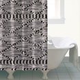 thumbnail image 2 of Motif Bohème Abstrait du Sud-Ouest Autochtone (4) Rideaux de Douche Doublure de Douche Réutilisable, Doublure de Douche Minimaliste en Polyester, Doublures de Rideau de Bain avec Crochet en Plastique 72x72 Pouces, 2 of 4