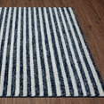 thumbnail image 4 of Luxe Weavers Moroccan Lines Area Rug Navy 6x9, Easy Clean Modern Home Décor Rug, 4 of 10