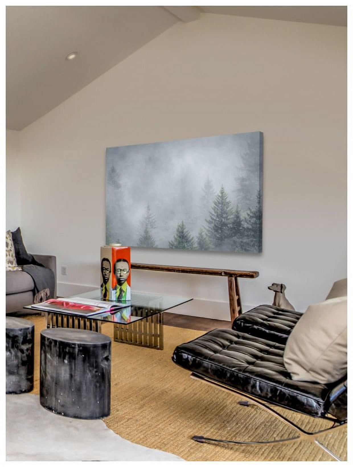 Marmont Hill "Foggy Pines" Painting Print on Canvas