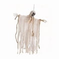 thumbnail image 2 of Gallickan Halloween Decoration Scene Setting Props, Spooky Hanging Ghost Pendant, Plastic, White, 1pc, 2 of 8