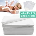 thumbnail image 3 of Disposable Massage Table Sheets Waterproof Non Woven Fabric Breathable Bed Cover for Salon Chair Hotel Lash Beds 31"x71", 3 of 7