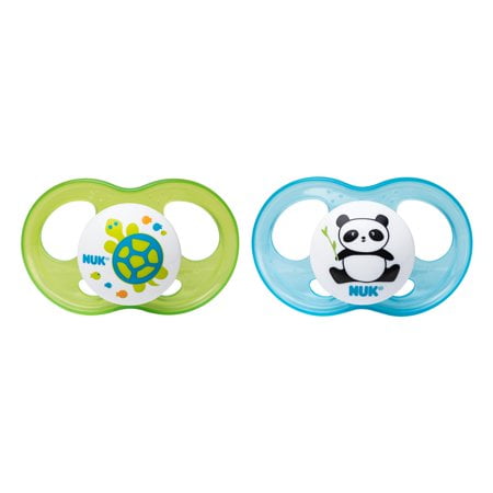 (2 pack) (2 Pack) NUK Breeze Orthodontic Pacifier, 0-6 Months - 2 Counts