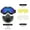 Blue 3LS Kit, variant on Motorcycle Dirt Bike ATV Goggles Mask Detachable Protect Padding Sunglasses Road Riding UV Motorbike Glasses