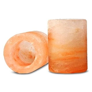 Deluxe Comfort Himalayan Rock Salt Natural Crystal Shot Glass, 3.2" Tall, 1.2 Oz – Handcrafted Naturally-Formed Salt Crystal Tequila Shooter – Home or Bar – Tequila Lover's Rejoice – Natural Orange Hue