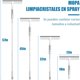 thumbnail image 2 of Limpiador Profesional de Ventanas, 3 en 1 con Barra de extensión, Limpiacristales en Spray de Doble Cara, Herramientas de Limpieza de Vidrio para Ventanas Altas, 2 of 4