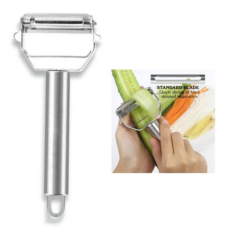 

Vegetable Peeler Peeler Stainless Steel Multifunctional peeler Double-Sided Blade Vegetable Cutter and Fruit Slicer Potato Peelers Y Peeler for Carrot Apple Veggie Fruit 1Pack