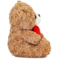thumbnail image 5 of Guvpev 9" Teddy Bear Stuffed Animal, Hugging Heart, Super Soft Romantic Teddy Bear Plush Toy, Valentine's Day, Mother's Day & Graduation Gift, Brown, 5 of 12