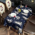 thumbnail image 2 of Siberian Husky Rectangle Tablecloth 60"x120",Waterproof Polyester Rectangle Table Cloth, Wipeable Spillproof Polyester Tablecloth for Dining, Camping, Indoor and Outdoor, 2 of 6
