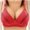 Red, variant on Hrsba Everyday Bras,Wireless Push Up Bra Comfortable Breathable Contoured Support Lightweight Bras for Women