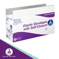 thumbnail image 7 of Dynarex Elastic Bandages with Self-Closure, Outstanding Compression and Stretch, Latex-Free Elastic Bandages with Velcro Closure,  6" x 5 yds., 1 Case of 50 Elastic Wrap Bandages (5 Boxes of 10), 7 of 7