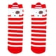 thumbnail image 4 of Calcetines tobilleros de algodón para niña, paquete de 1 o 4, divertidos y novedosos para adultos, para Navidad y invierno. Perro, 4 of 9