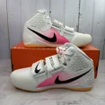thumbnail image 2 of Ni-k-e Mens Size 9 Ni-k-e Zoom Javelin Elite 3 Track White Pink AJ8119-101, 2 of 6