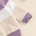 thumbnail image 5 of - Ropa para bebé niña 3, 6, 9, 12, 18, 24 meses, conjunto de sudadera de manga larga sólida + pantalones, 5 of 5