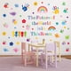 thumbnail image 2 of Calcomanías de pared para niños Calcomanías para el aula Citas inspiradoras coloridas Calcomanías de pared Etiqueta motivacional Salpicaduras Calcomanías de pared con huellas de manos, 2 of 5