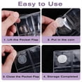 thumbnail image 4 of 4 Hojas con 20 Páginas de Colección de Monedas, Fundas de PVC Transparente para Carpetas de Monedas con Protectores de 9 Agujeros., 4 of 5