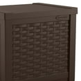 thumbnail image 4 of Suncast 22-Gallon Outdoor Small Deck Box with Storage Seat, Java (3 Pack), 4 of 12