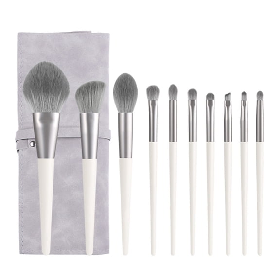 Juego de brochas de maquillaje. La brocha de maquillaje de pelo suave puede cepillar base de maquillaje, crema correctora, sombra de ojos, rubor y otros juegos de brochas de maquillaje femeninos.