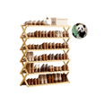 thumbnail image 1 of Zapatera 6 Pisos Organizador Closet Bamboo Almacenamiento  Xtellar cafe, 1 of 4