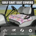 thumbnail image 3 of Whosucclay 4 Front Pockets Seat Cover for Beach Outdoor, Wear-Resistant Elastic Golf Cart Seat Cover, Watercolor Floral Design, 3 of 7