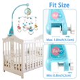 thumbnail image 5 of Baby Musical Crib Mobile with Projector and Night Light 150 Music Timing Function Take Along Mobile Music Box and Rattle Gift for Toddles, 5 of 9