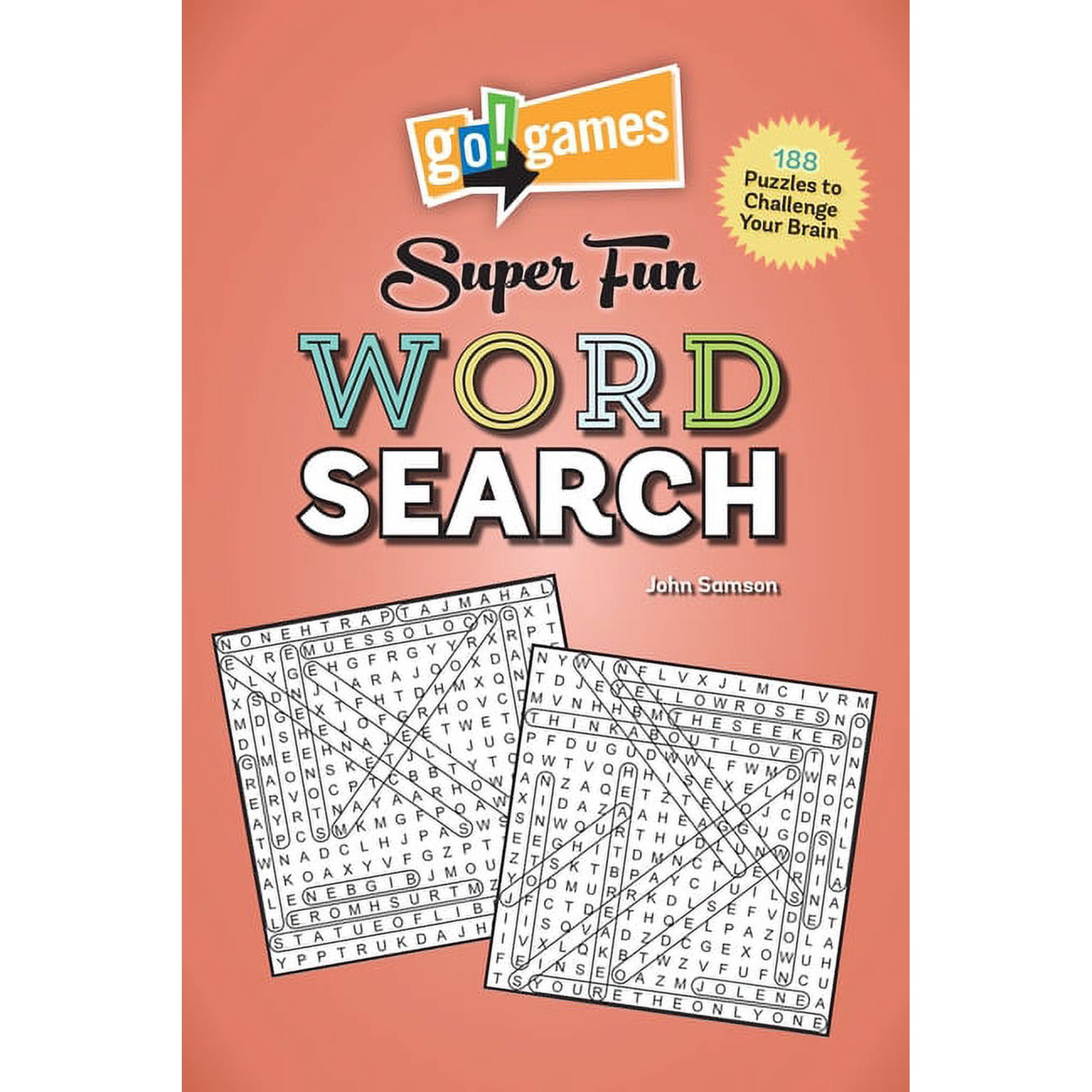 Go!games Go!games Super Fun Word Search: 188 Puzzles to Challenge Your Brain, (Paperback)