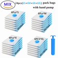 thumbnail image 1 of Space Saving Compressed Vacuum Storage Bags for Clothes and Bedding 12 Pack, 1 of 10
