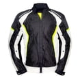 thumbnail image 1 of Chamarra para motociclista talla M Jacket mesh black white hebotech, 1 of 4