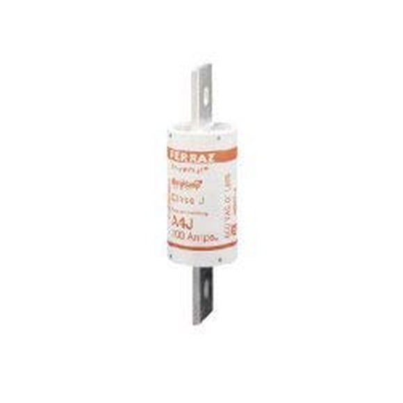 Mersen A4J225 Fast Acting/Class J Fuse, 600VAC/300VDC, 200kA AC/100kA DC, 225 Ampere, 2-1/8" Diameter x 7-1/8" Length