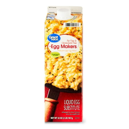 Great Value Fat Free and Cholesterol Free Egg Makers, 32 oz, Carton