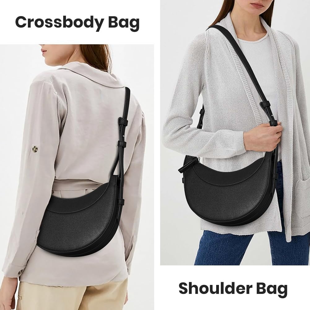 Municipal Womens Crescent Shoulder Bag Half Moon Hobo Faux Municipal Womens Crescent Shoulder Bag Half Moon Hobo Faux