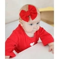 thumbnail image 2 of 30 Pack Stretchy Nylon Headbands with Solid Knot Big Bow Nylon Hair Bands Baby Girls Oversized Hair Bows on Elastic Headbands Accessories for Baby Girls Infants Toddlers Kids Teens, 2 of 4