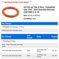 thumbnail image 2 of Oil Pick-up Tube O-Ring - Compatible with 1999 - 2004 Chevy Silverado 2500 RWD 5.3L V8 2000 2001 2002 2003, 2 of 2
