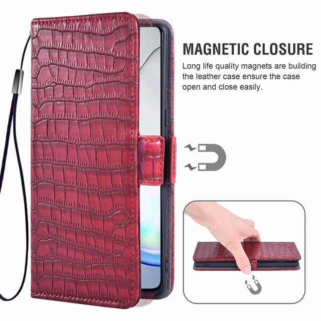 Mobile Phone Cover for Samsung Galaxy Note 10 Lite Mobile Phone Cover, Samsung Galaxy Note 10 Lite Cover Leather Mobile Phone Case for Samsung Galaxy Note 10 Lite, Flip-Up Case, Red